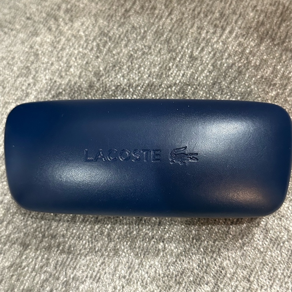 🔔Lacoste Eyeglasses Dark Blue Case